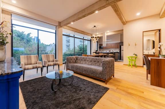 Spacious Roma Norte Loft with Art & City Views - Image 3