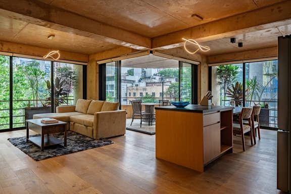 Roma Norte Apartment with Rooftop Terrace - Image 1